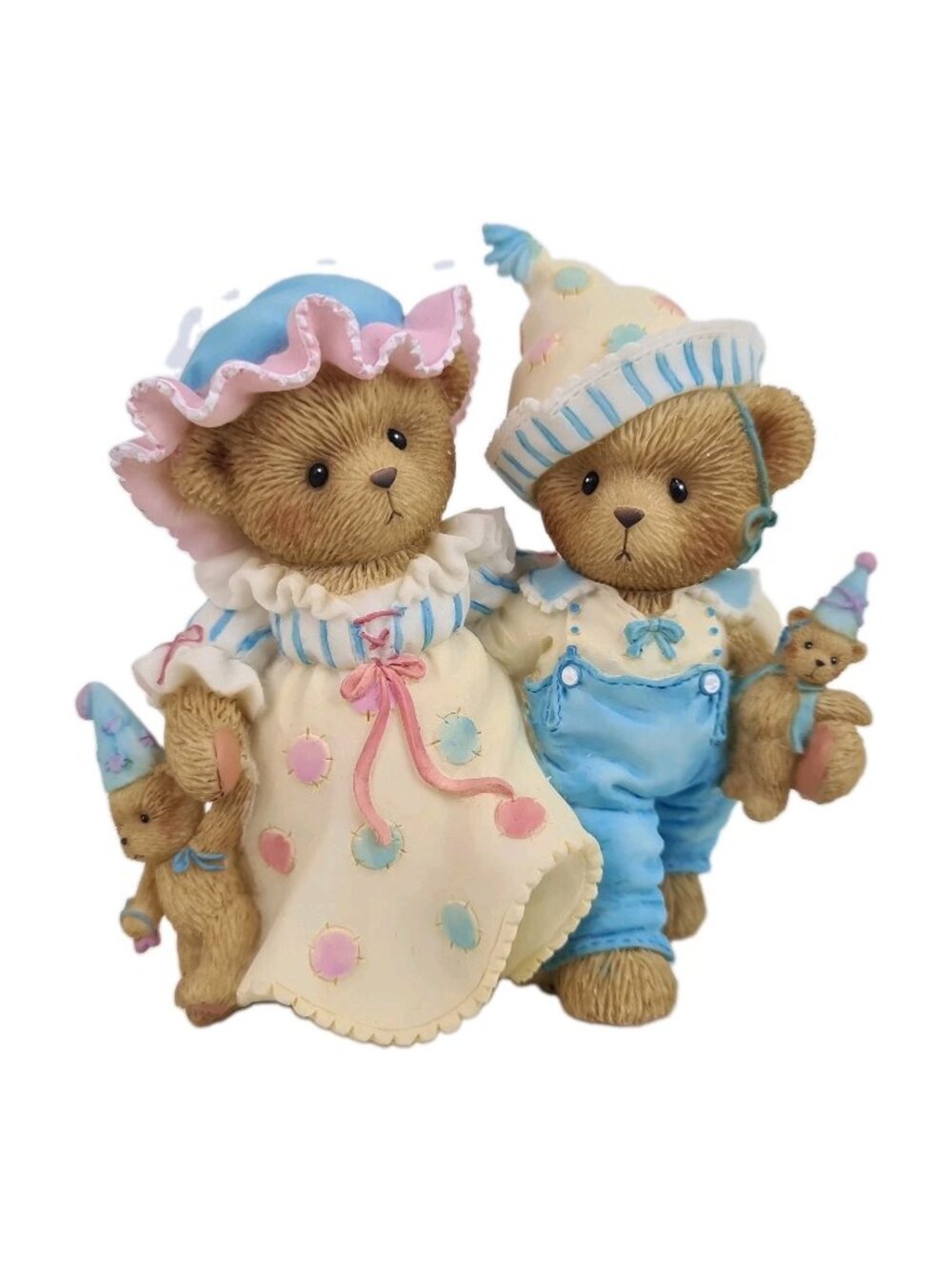 Cherished Teddies Club 15th Jean & Hubert 4012928 Porcelain Figurine Vintage